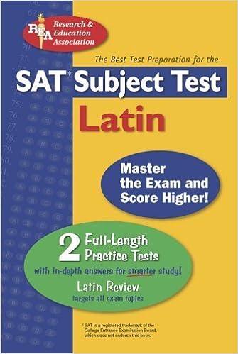 sat subject test latin master the exam and score higher 1st edition ronald b. palma, d. thomas benediktson