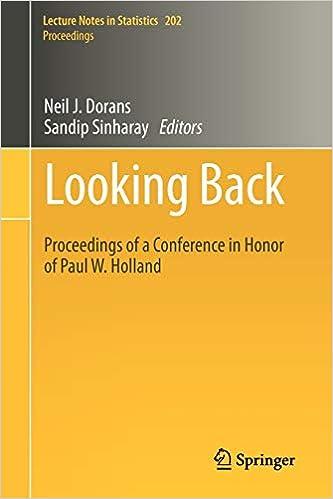 looking back proceedings of a conference in honor of paul w holland 1st edition neil j. dorans , sandip