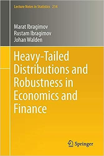 Heavy Tailed Distributions And Robustness In Economics And Finance