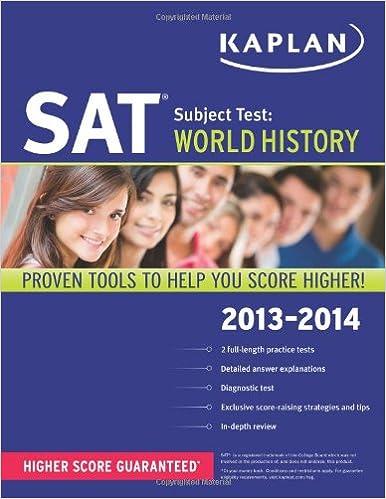 sat subject test world history 2013-2014 2014 edition kaplan 1609785797, 978-1609785796