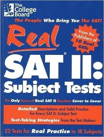 real sat ii subject tests 2nd edition the college board 0874477034, 978-0874477030