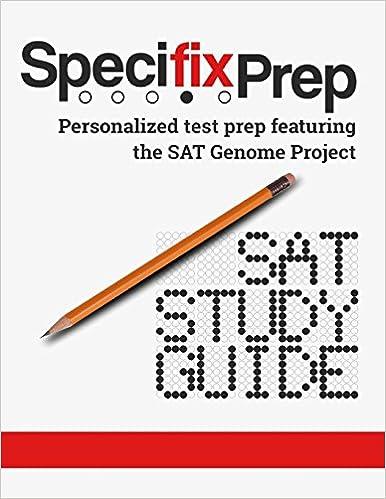 specifix prep personalized test prep featuring the sat genome project  sat study guide 1st edition patrick