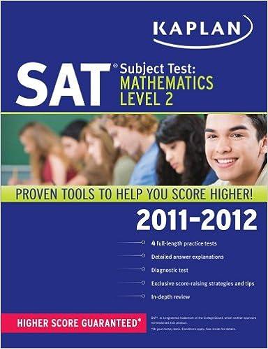 sat subject test mathematics level 2 - 2011-2012 2012 edition kaplan 1607148722, 978-1607148722