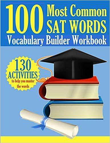 100 most common sat words vocabulary builder workbook 1st edition bookish people b08m8crl6m, 979-8554428449
