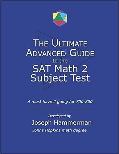 the ultimate advanced guide to the math sat 2 subject test 1st edition joseph hammerman b08jb7mdnz,
