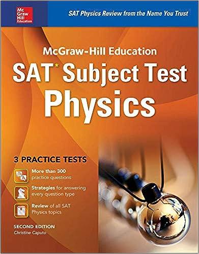 sat subject test physics 2nd edition christine caputo 1259583678, 978-1259583674