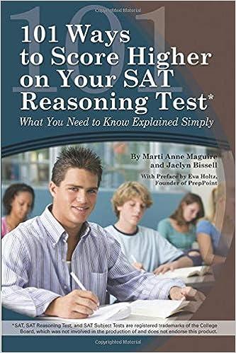 101 ways to score higher on your sat reasoning test 1st edition marti maguire 1601382227, 978-1601382221