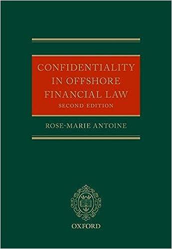 confidentiality in offshore financial law 2nd edition rose-marie antoine 0199693447, 978-0199693443