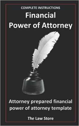 financial power of attorney attorney prepared financial power of attorney template 1st edition the law store