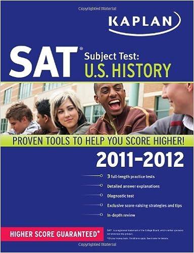 sat subject test u.s history 2011-2012 2012 edition kaplan 1607148757, 978-1607148753