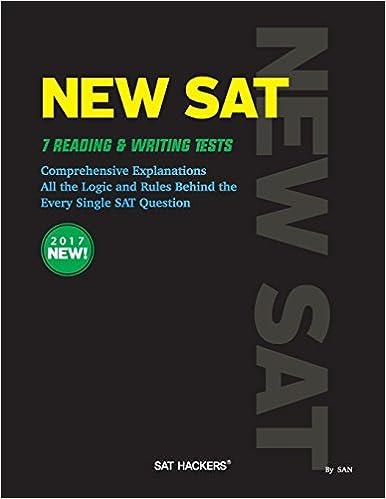 new sat 7 reading and writing tests 2017 2017 edition san yoo 1537207148, 978-1537207148