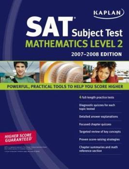 sat subject test math level 2 - 2007-2008 2008 edition kaplan 1419551043, 978-1419551048