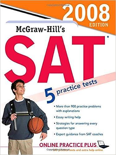 sat with 5 practice test 2008 2008 edition christopher black, mark anestis 0071493395, 978-0071493390