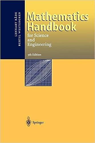 mathematics handbook for science and engineering 5th edition lennart rade, bertil westergren 3642059368,