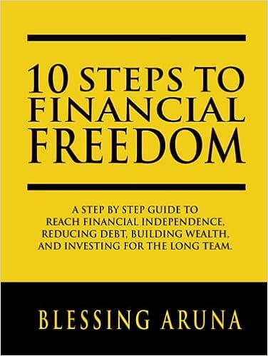 the 10 steps to financial freedom a guide for building wealth 1st edition blessing aruna 8373218528,