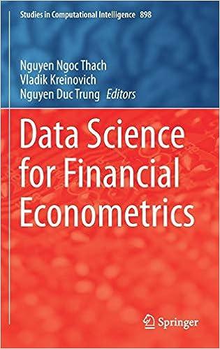 data science for financial econometrics 1st edition nguyen ngoc thach, vladik kreinovich, nguyen duc trung