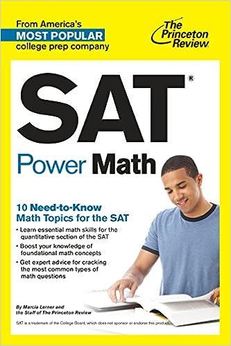 sat power math 1st edition the princeton review 0804125929, 978-0804125925