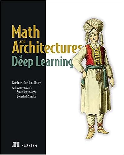 math and architectures of deep learning 1st edition krishnendu chaudhury 1617296481, 978-1617296482
