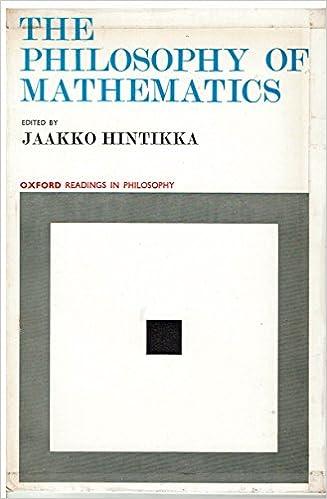 the philosophy of mathematics 1st edition jaakko (ed) hintikka 0198750110, 978-0198750116