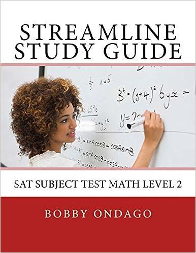 streamline study guide sat subject test math level 2 1st edition bobby ondago 1512059544, 978-1512059540