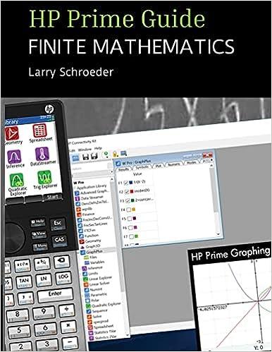 hp prime guide finite mathematics 1st edition larry schroeder 0915573032, 978-0915573035