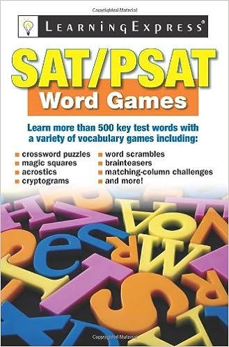 sat/psat word games 1st edition learning express editors 1576857948, 978-1576857946