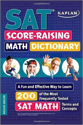 sat score raising math dictionary 1st edition kaplan 1419552872, 978-1419552878
