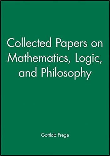 collected papers on mathematics logic and philosophy 1st edition gottlob frege 0631127283, 978-0631127284
