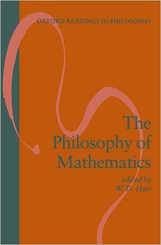 the philosophy of mathematics 1st edition w. d. hart 0198751206, 978-0198751205