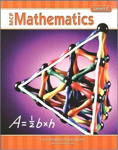 mcp mathematics level e 1st edition richard monnard, royce hargrove 0765260646, 978-0765260642