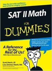 sat ii math for dummies 1st edition scott a. hatch, lisa zimmer hatch 0764578448, 978-0764578441