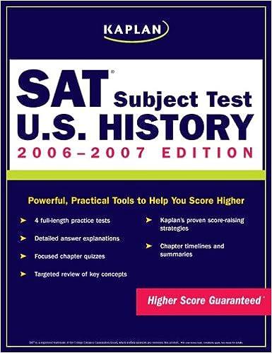 sat subject test us history 2006-2007 2007 edition kaplan 0743280032, 978-0743280037