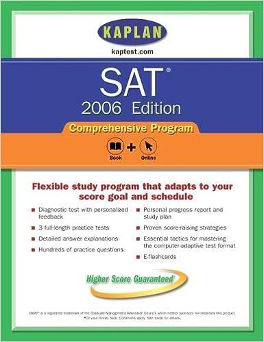 sat comprehensive program 2006 2006 edition kaplan 0743251806, 978-0743251808