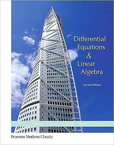 differential equations and linear algebra 2nd edition jerry farlow, james hall, jean mcdill, beverly west