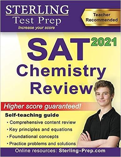 sterling test prep sat chemistry review 2021 2021 edition sterling test prep 0997778288, 978-0997778281