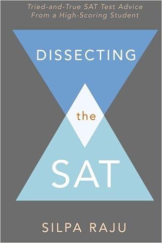 dissecting the sat 1st edition silpa raju 0984221271, 978-0984221271