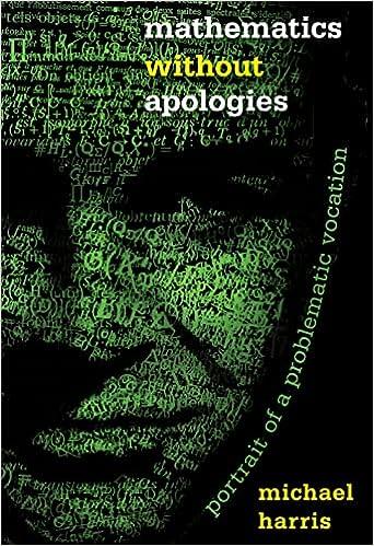 mathematics without apologies portrait of a problematic vocation 1st edition michael harris 0691175837,