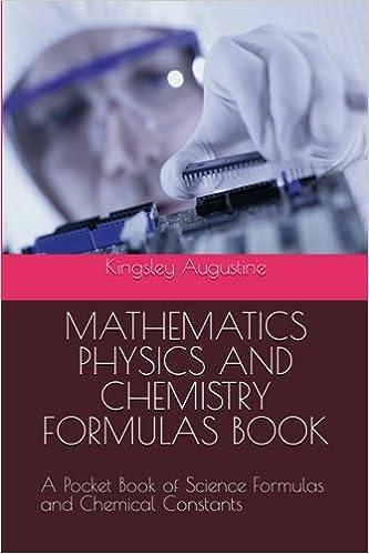 mathematics physics and chemistry formulas book a pocket book of science formulas and chemical constants 1st