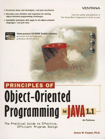 principles of object oriented programming in java 1.1 the practical guide to effective efficient program