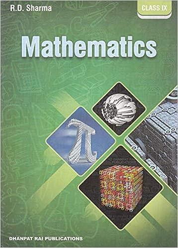 mathematics for class 9 1st edition r.d. sharma 8193663063, 978-8193663066
