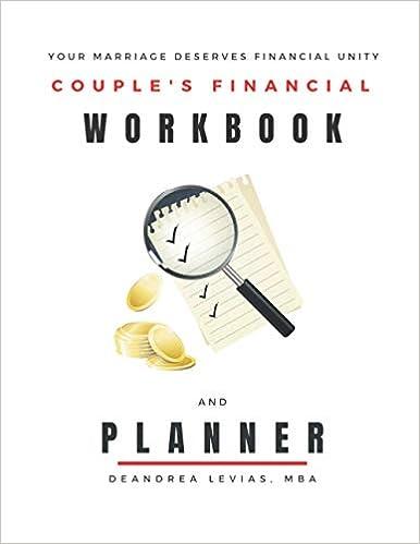 couples financial workbook and planner 1st edition deandrea levias 8686041042, 979-8686041042