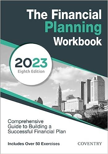 the financial planning workbook a comprehensive guide to building a successful financial plan 1st edition