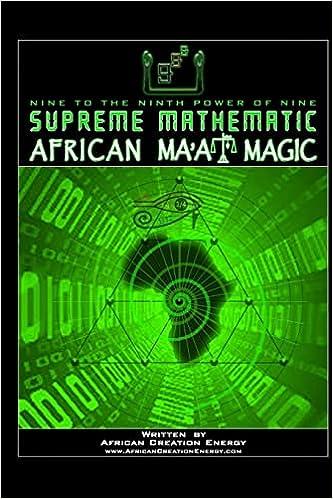 supreme mathematic african maat magic 1st edition african creation energy 0557592143, 978-0557592142