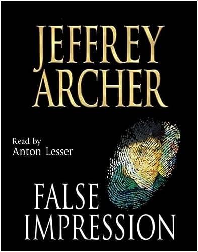 false impression  jeffrey archer 1405049006, 978-1405049009