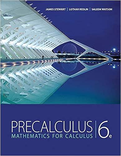 precalculus mathematics for calculus 6th edition james steward, lothar redlin, saleem watson 0840068077,