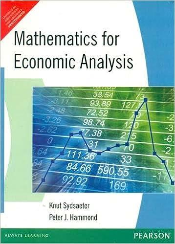 mathematics for economic analysis 1st edition knut sydsaeter, peter j. hammond 817758104x, 978-8177581041