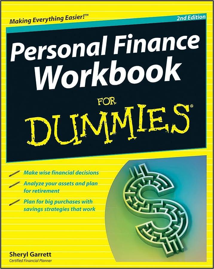 personal finance workbook for dummies 1st edition sheryl garrett 1118106253, 978-1118106259