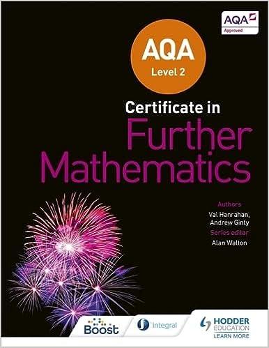 certificate further mathematics aqa volume 2 2nd edition andrew ginty 1510446931, 978-1510446939