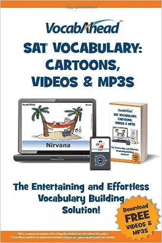 vocabahead sat vocabulary cartoons videos and mp3s 1st edition vocabahead 0984313516, 978-0984313518