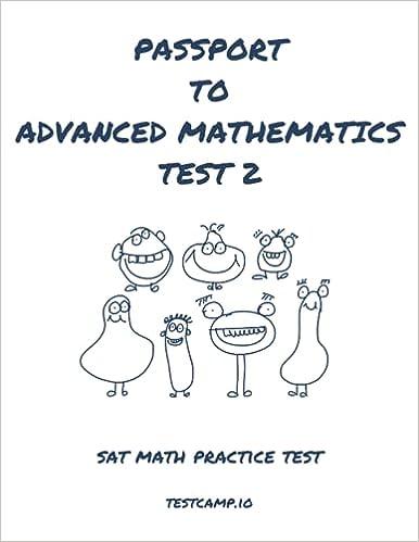 passport to advanced mathematics test 2 sat math practice test 1st edition test camp.io 983208264,